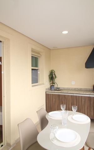 Apartamento para alugar com 50m², 1 quarto e 1 vagaSala / Cozinha - Varanda