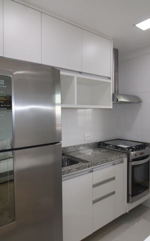 Apartamento para alugar com 50m², 1 quarto e 1 vagaSala / Cozinha