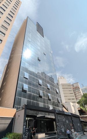 Studio para alugar com 17m², 1 quarto e sem vaga Studio para alugar com 17m², 1 quarto e sem vagaFachada