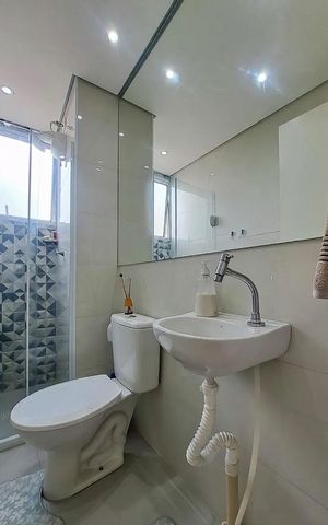 Apartamento para alugar com 42m², 2 quartos e sem vaga Apartamento para alugar com 42m², 2 quartos e sem vagaBanheiro