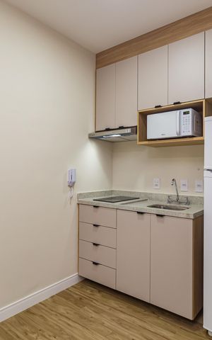 Studio para alugar com 28m², 1 quarto e sem vagaCozinha