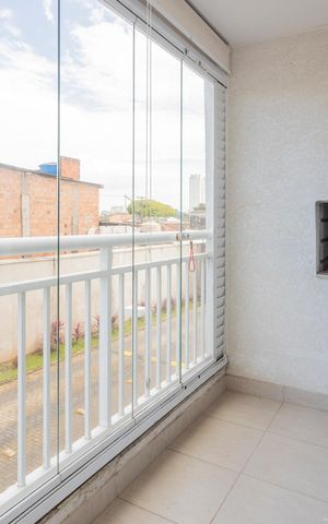Apartamento à venda com 61m², 2 quartos e 1 vagaVaranda