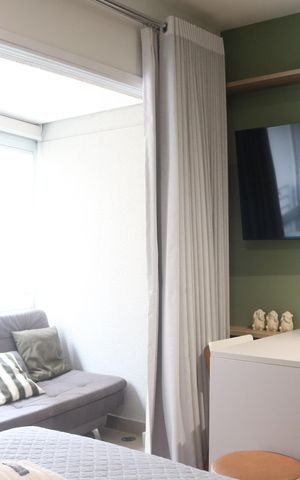 Studio para alugar com 24m², 1 quarto e sem vagaQuarto