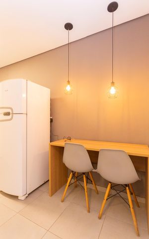 Studio para alugar com 23m², 1 quarto e sem vagaCozinha