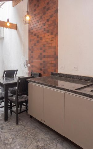 Studio para alugar com 23m², 1 quarto e sem vagaÁrea comum - Churrasqueira