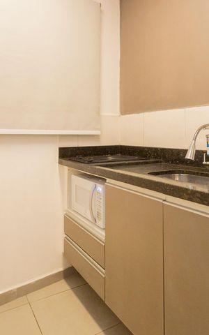 Studio para alugar com 23m², 1 quarto e sem vagacozinha