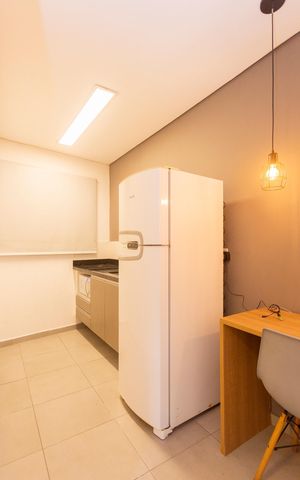 Studio para alugar com 23m², 1 quarto e sem vagaCozinha