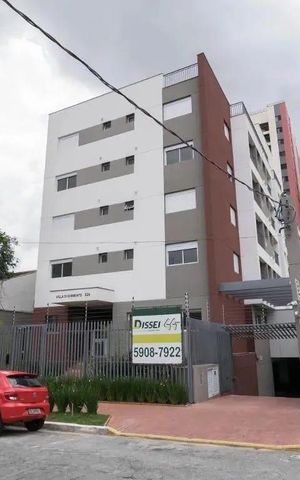 Apartamento para alugar com 44m², 1 quarto e 1 vaga Apartamento para alugar com 44m², 1 quarto e 1 vagaFachada e portaria