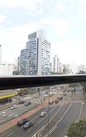 Studio à venda com 33m², 1 quarto e 1 vagaVaranda