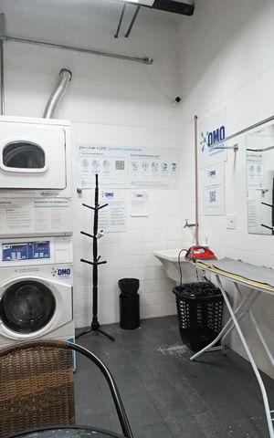 Studio à venda com 33m², 1 quarto e 1 vagaLavanderia