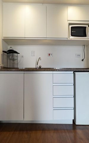 Studio à venda com 33m², 1 quarto e 1 vagaCozinha