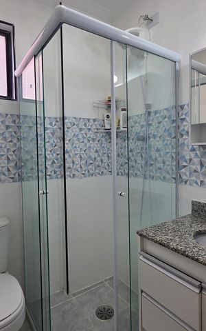Apartamento para alugar com 84m², 2 quartos e 1 vaga Apartamento para alugar com 84m², 2 quartos e 1 vagaBanheiro da Suíte 1