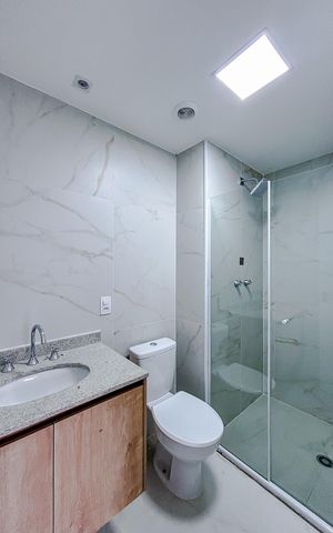 Apartamento para alugar com 68m², 2 quartos e 1 vagaBanheiro da Suíte