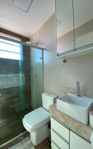 Apartamento para alugar com 42m², 2 quartos e 2 vagas Apartamento para alugar com 42m², 2 quartos e 2 vagasBanheiro