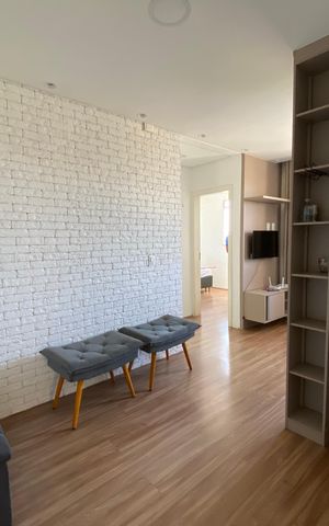 Apartamento para alugar com 42m², 2 quartos e 2 vagas Apartamento para alugar com 42m², 2 quartos e 2 vagasSala de Jantar