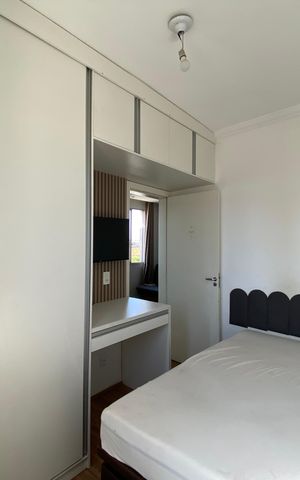 Apartamento para alugar com 42m², 2 quartos e 2 vagas Apartamento para alugar com 42m², 2 quartos e 2 vagasQuarto 1