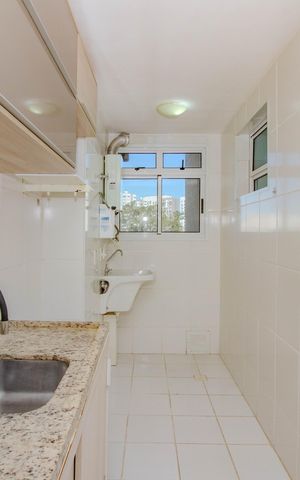 Apartamento para alugar com 62m², 2 quartos e 1 vaga Apartamento para alugar com 62m², 2 quartos e 1 vagaCozinha e Área de Serviço