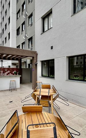 Apartamento à venda com 38m², 2 quartos e sem vaga Apartamento à venda com 38m², 2 quartos e sem vagaÁrea comum - Churrasqueira