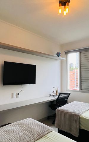 Apartamento para alugar com 90m², 2 quartos e 1 vaga