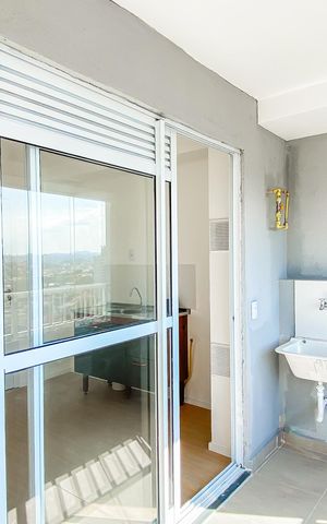 Apartamento para alugar com 35m², 2 quartos e sem vaga Apartamento para alugar com 35m², 2 quartos e sem vagaVaranda / área de serviço