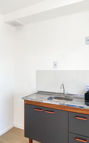 Apartamento para alugar com 35m², 2 quartos e sem vaga Apartamento para alugar com 35m², 2 quartos e sem vagaSala/cozinha