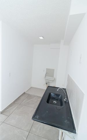 Apartamento para alugar com 33m², 2 quartos e sem vaga Apartamento para alugar com 33m², 2 quartos e sem vagaCozinha e Área de Serviço