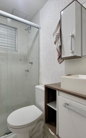 Apartamento para alugar com 50m², 2 quartos e 1 vaga Apartamento para alugar com 50m², 2 quartos e 1 vagaBanheiro Suíte