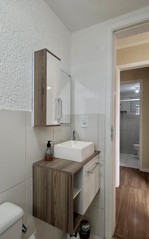 Apartamento para alugar com 50m², 2 quartos e 1 vaga Apartamento para alugar com 50m², 2 quartos e 1 vagaBanheiro Social
