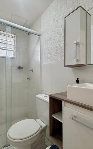 Apartamento para alugar com 50m², 2 quartos e 1 vaga Apartamento para alugar com 50m², 2 quartos e 1 vagaBanheiro Social