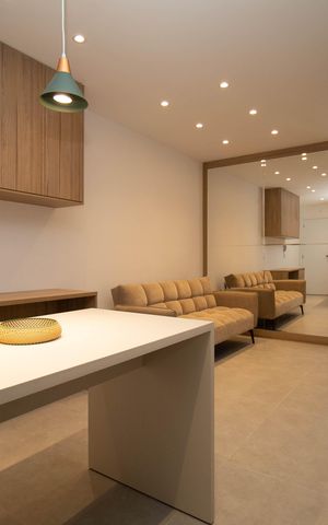 Apartamento para alugar com 35m², 1 quarto e 1 vaga Apartamento para alugar com 35m², 1 quarto e 1 vagaCozinha e Área de Serviço
