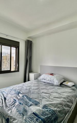 Studio para alugar com 26m², 1 quarto e sem vagaQuarto 