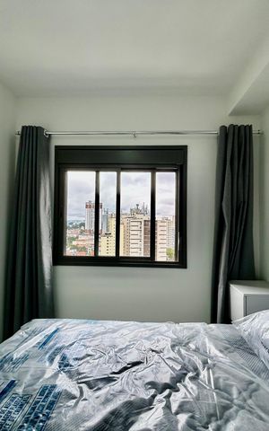 Studio para alugar com 26m², 1 quarto e sem vagaQuarto 