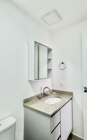 Studio para alugar com 26m², 1 quarto e sem vagaBanheiro