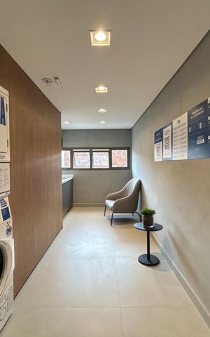 Studio para alugar com 26m², 1 quarto e sem vagaLavanderia