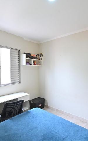Apartamento à venda com 84m², 3 quartos e 1 vagaQuarto 2