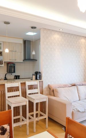 Apartamento à venda com 52m², 2 quartos e 1 vagaSala