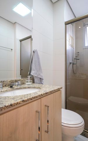 Apartamento à venda com 52m², 2 quartos e 1 vagaBanheiro