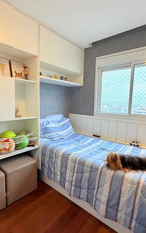 Apartamento à venda com 130m², 3 quartos e 2 vagas Apartamento à venda com 130m², 3 quartos e 2 vagasQuarto 2