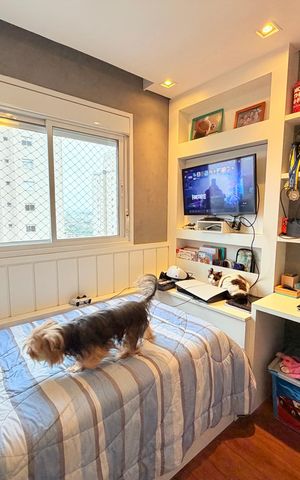 Apartamento à venda com 130m², 3 quartos e 2 vagas Apartamento à venda com 130m², 3 quartos e 2 vagasQuarto 2