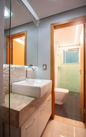 Apartamento para alugar com 180m², 3 quartos e 2 vagas Apartamento para alugar com 180m², 3 quartos e 2 vagasBanheiro Social