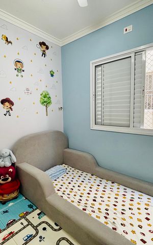 Casa de condomínio à venda com 134m², 3 quartos e 2 vagasQuarto 2