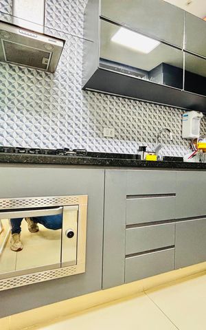 Casa de condomínio à venda com 134m², 3 quartos e 2 vagasCozinha 
