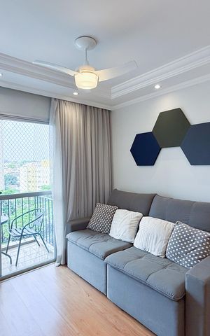 Apartamento para alugar com 55m², 2 quartos e 1 vaga Apartamento para alugar com 55m², 2 quartos e 1 vagaSala