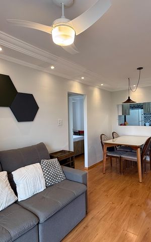 Apartamento para alugar com 55m², 2 quartos e 1 vaga Apartamento para alugar com 55m², 2 quartos e 1 vagaSala