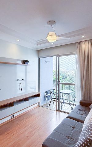 Apartamento para alugar com 55m², 2 quartos e 1 vaga Apartamento para alugar com 55m², 2 quartos e 1 vagaSala