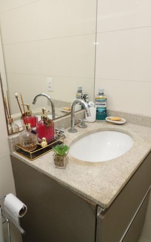 Apartamento para alugar com 72m², 2 quartos e 1 vagaBanheiro da Suíte