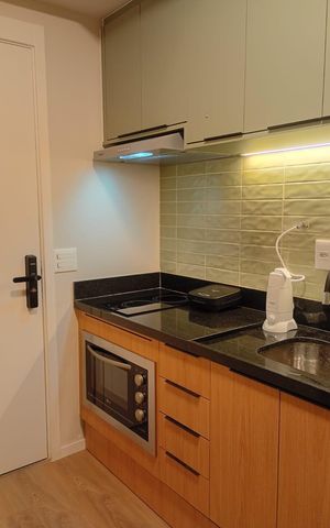 Studio à venda com 26m², 1 quarto e sem vaga