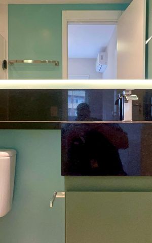 Studio para alugar com 25m², 1 quarto e sem vagaBanheiro da Suíte
