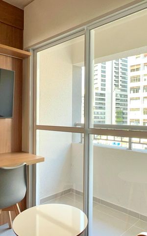 Studio para alugar com 25m², 1 quarto e sem vagaSala