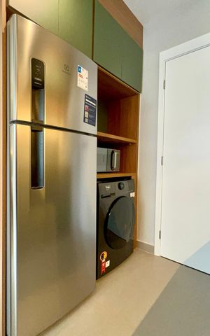 Studio para alugar com 25m², 1 quarto e sem vagaCozinha